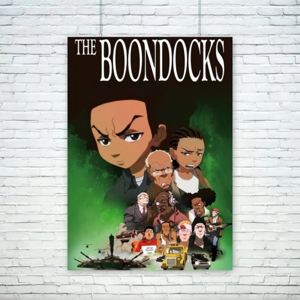 Cartoon The Boondocks Poster Wall Pictures For Living Room Fall Decor 170